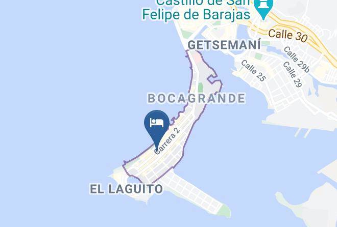 Cartagena De Indias - Hotel Toledo Cartagena Maps