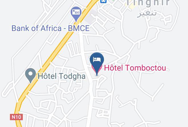 Tinghir - Hotel Tomboctou Maps