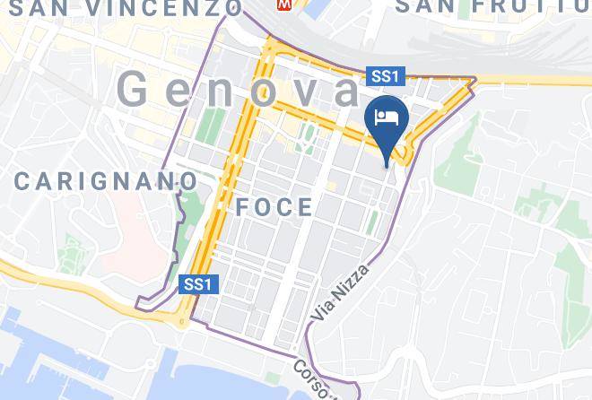 Genoa - Hotel Tommaseo Genova Maps