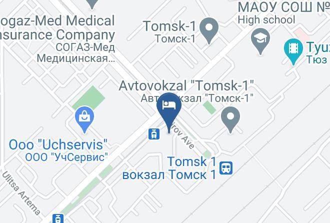 Tomsk - Hotel Tomsk Maps