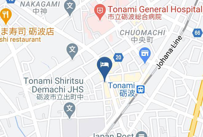 Tonami City - Hotel Tonami Maps