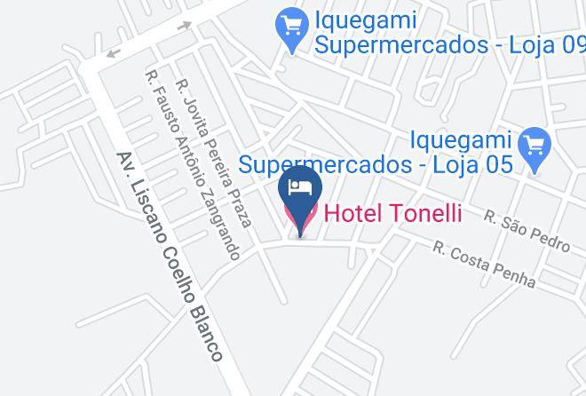 Monte Azul Paulista - Hotel Tonelli Maps