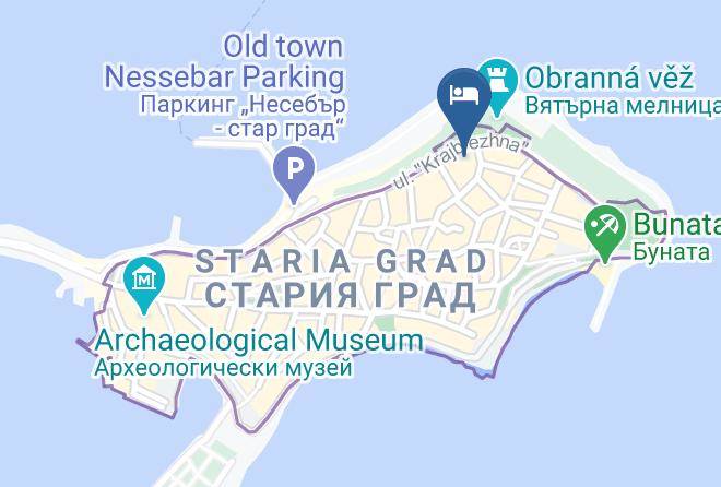 Nesebar - Hotel Toni Maps