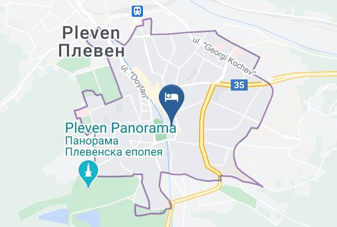 Pleven - Hotel Toni Maps