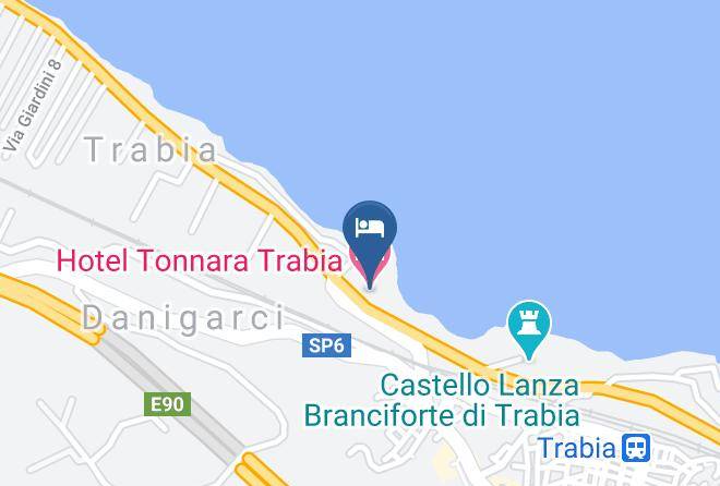 Palermo - Hotel Tonnara Trabia Maps