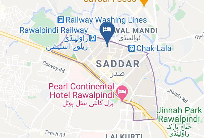 Islamabad - Hotel Tooba International Maps