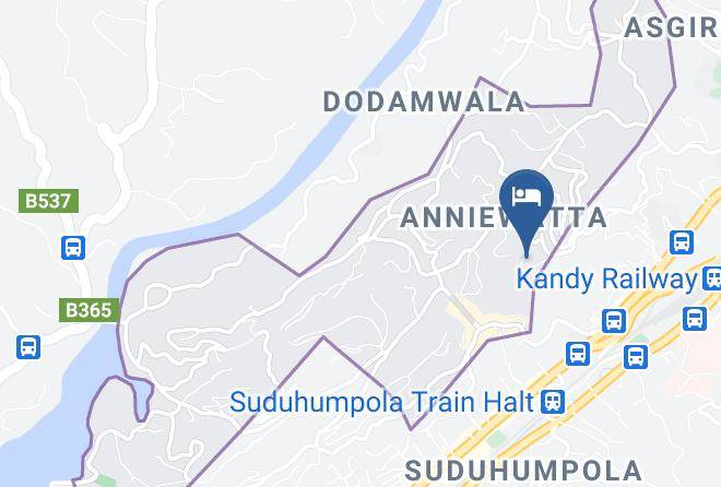 Kandy - Hotel Topaz Kandy Maps