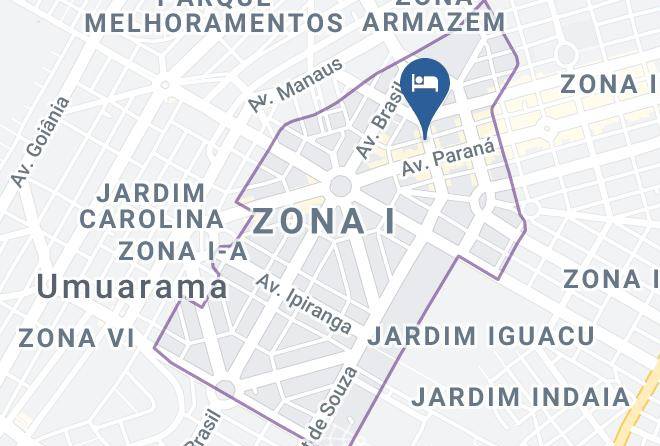 Umuarama - Hotel Topazio Ltda Maps