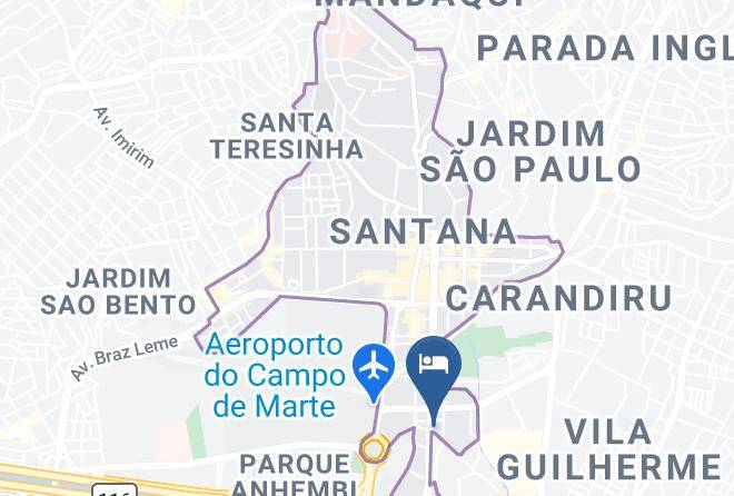 Sao Paulo Santana - Hotel Topazio Maps