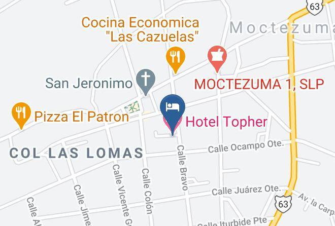 Moctezuma - Hotel Topher Maps
