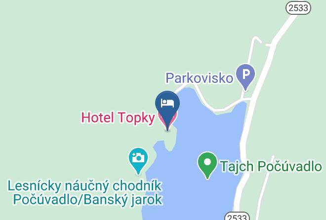 Banska Stiavnica - Hotel Topky Maps