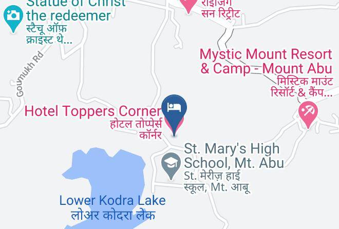 Mount Abu - Hotel Toppers Corner Maps