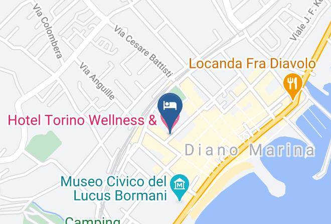 Hotel Torino Wellness & Spa Map