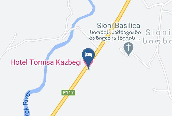 Georgia - Hotel Tornisa Kazbegi Maps