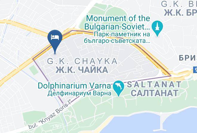 Varna Zhk Chayka - Hotel Toro Negro Maps