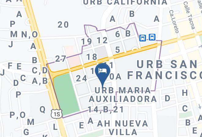 Ica - Hotel Torontel Ica Peru Maps