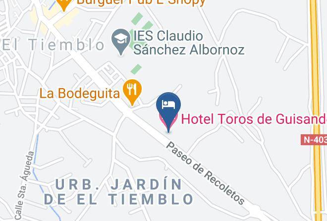 Avila - Hotel Toros De Guisando Maps