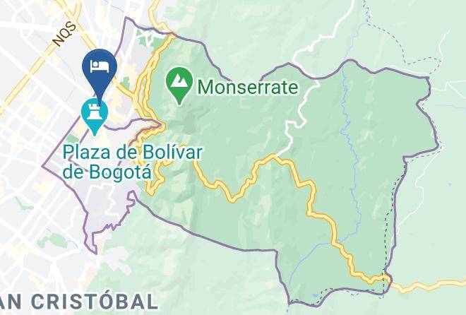 Hotel Torre Central Las Nieves Map