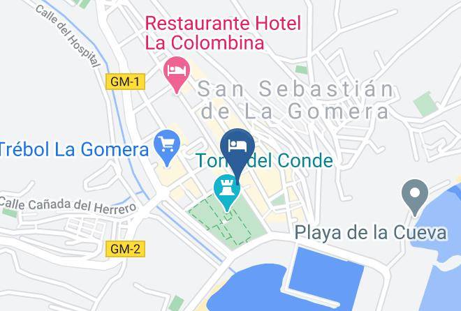 Santa Cruz De Tenerife - Hotel Torre Del Conde La Gomera Maps