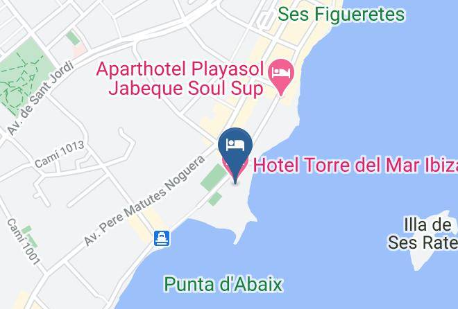 Hotel Torre Del Mar Ibiza Map