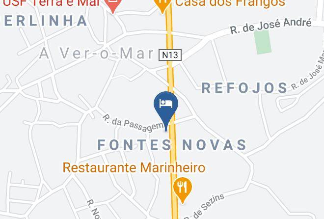 Povoa De Varzim - Hotel Torre Mar Maps