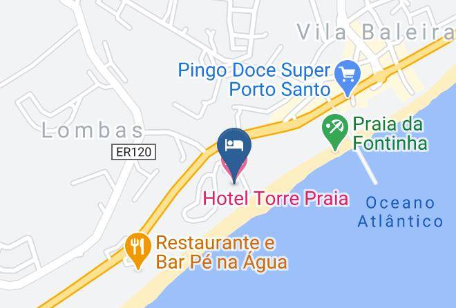Hotel Torre Praia Map