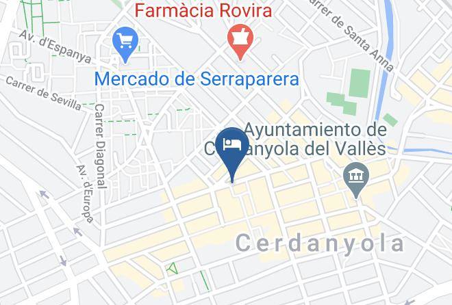 Barcelona - Hotel Torre Vermella Maps