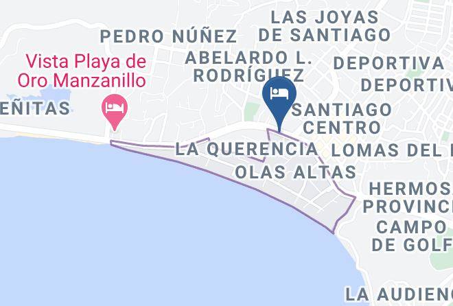 Manzanillo - Hotel Torre Victoria Maps