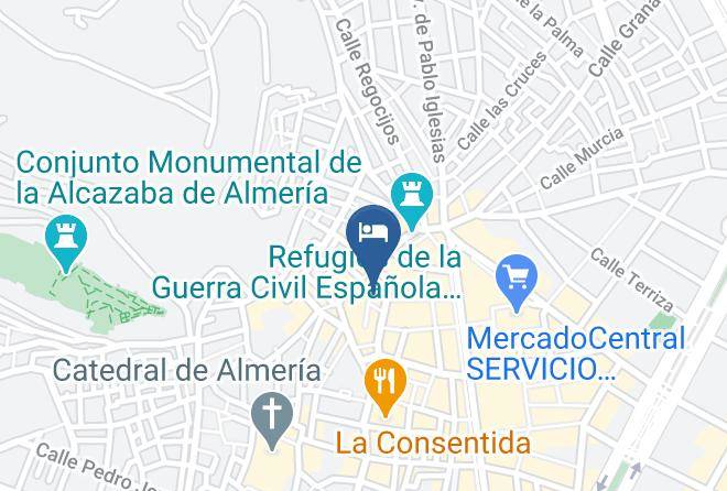 Almeria - Hotel Torreluz Centro Maps