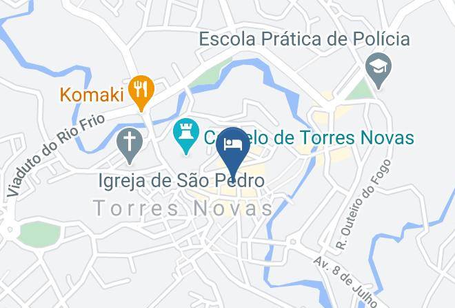 Torres Novas - Hotel Torres Novas Maps