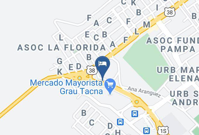 Tacna - Hotel Torresur Tacna Maps