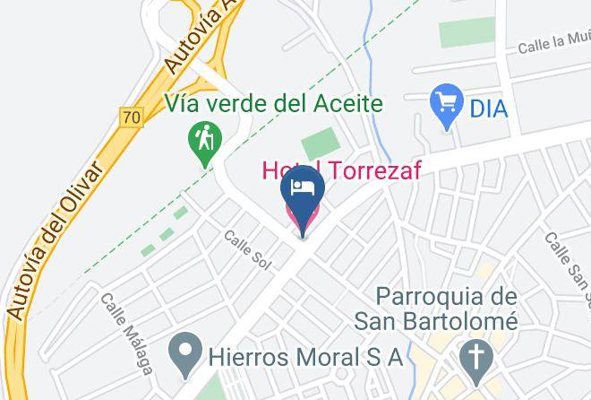 Jaen - Hotel Torrezaf Maps