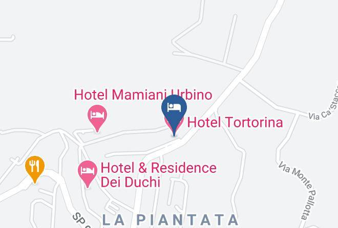 Pesaro And Urbino - Hotel Tortorina Maps