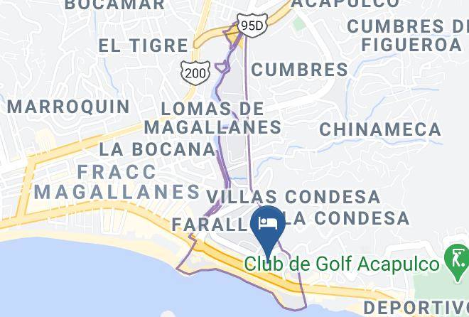 Acapulco De Juarez - Hotel Tortuga Acapulco Maps