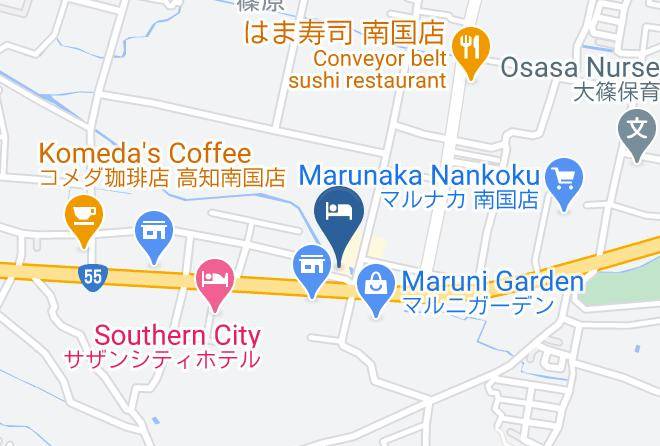 Nankoku City - Hotel Tosaji Takasu Maps