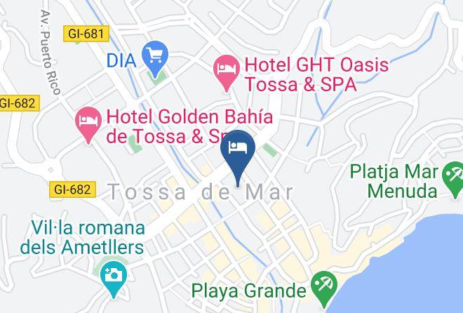 Girona - Hotel Tossamar Maps