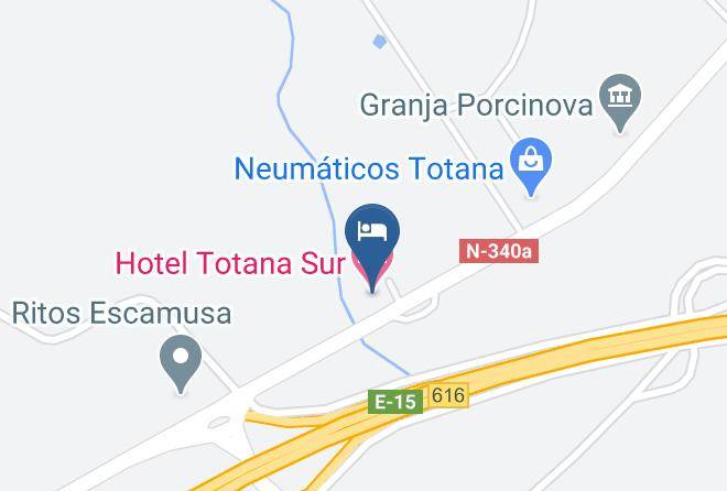 Hotel Totana Sur Map
