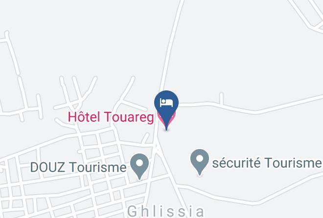 Tunisia - Hotel Touareg Maps