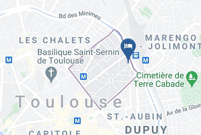 Haute Garonne - Hotel Toulouse Gare Matabiau Orsay Maps