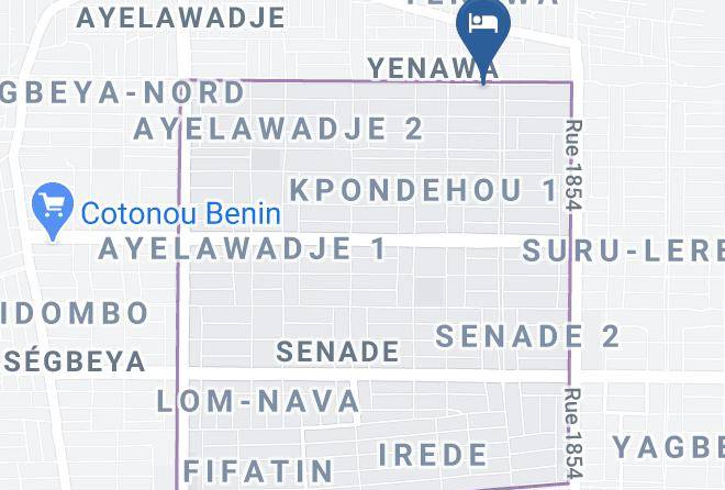 Cotonou - Hotel Tourbillon Maps