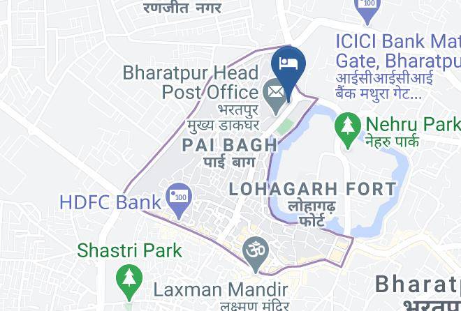 Bharatpur - Hotel Tourist Complex Maps