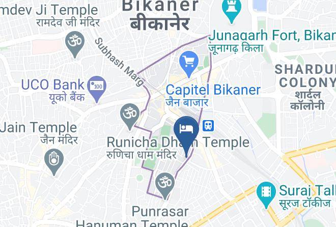 Bikaner - Hotel Tourist International Maps