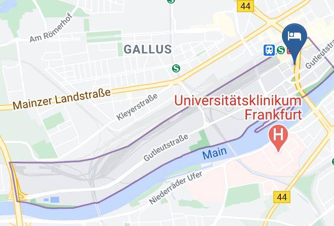 Frankfurt Am Main - Frankair Star Hotel Frankfurt City Maps