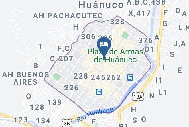 Huanuco - Hotel Tours Maps