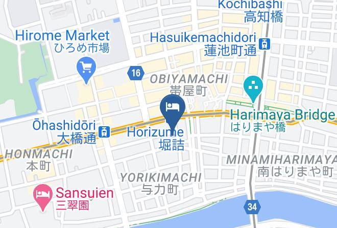 Hotel Town Honmachi Map