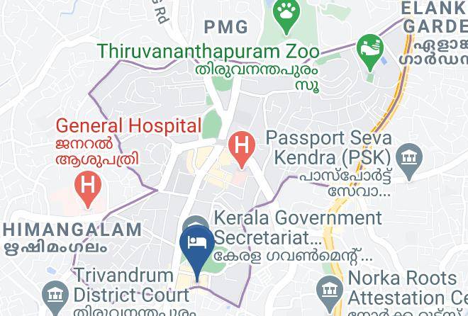 Hotel Town Tower Map