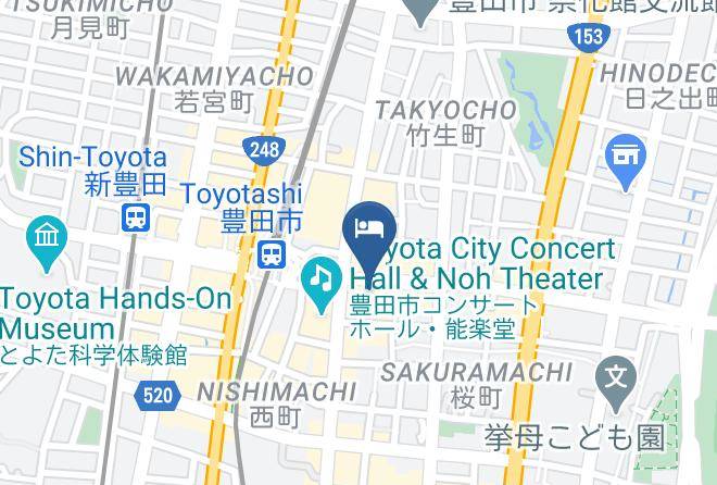 Toyota City - Hotel Toyota Castle Maps