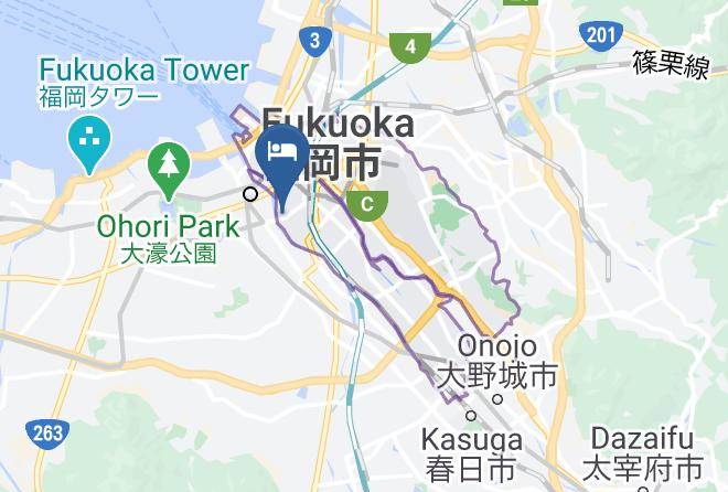 Fukuoka City Hakata Ward - Hotel Trad Hakata Maps
