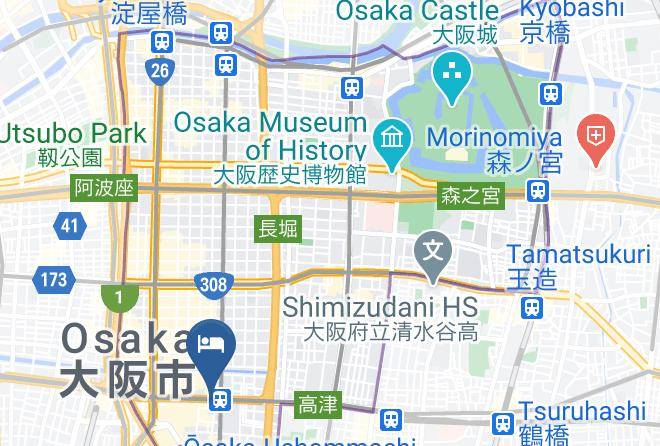 Osaka City Chuo Ward - Hotel Trad Replay Maps