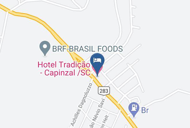 Capinzal - Hotel Tradicao Capinzal Sc Maps